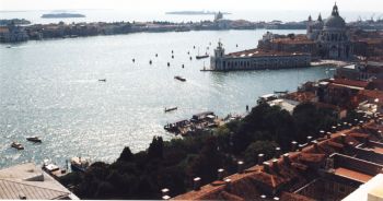 Blick vom Campanile �ber Venedig